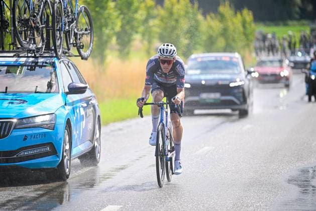 Tour de Wallonie 2025 Stage 5 BERTRIX, BELGIUM - JULY 30 : Kielich Timo of Alpecin - Deceuninck in action during stage 5 of the 30th edition of Tour de Wallonie an UCI ProSeries 2.Pro cycling road race stage for Men Elite of 183.2 km with start in Bertrix and finish in Bertrix on July 30, 2025 in Bertrix, Belgium, 30 07 2025 ( Motordriver Louis Bidlot - Bertrix Belgium  Copyright: xTomasxSiskx