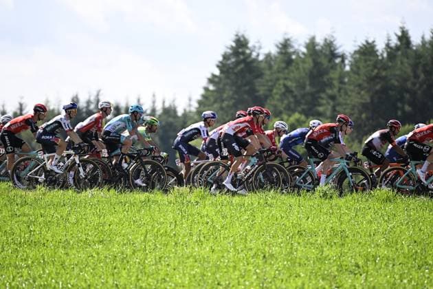 Tour de Wallonie 2025 Stage 5 BERTRIX, BELGIUM - JULY 30 : Craps Lars of Lotto in action during stage 5 of the 30th edition of Tour de Wallonie an UCI ProSeries 2.Pro cycling road race stage for Men Elite of 183.2 km with start in Bertrix and finish in Bertrix on July 30, 2025 in Bertrix, Belgium, 30 07 2025 ( Motordriver Louis Bidlot - Bertrix Belgium  Copyright: xTomasxSiskx