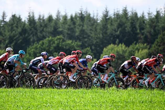 Tour de Wallonie 2025 Stage 5 BERTRIX, BELGIUM - JULY 30 : Craps Lars of Lotto in action during stage 5 of the 30th edition of Tour de Wallonie an UCI ProSeries 2.Pro cycling road race stage for Men Elite of 183.2 km with start in Bertrix and finish in Bertrix on July 30, 2025 in Bertrix, Belgium, 30 07 2025 ( Motordriver Louis Bidlot - Bertrix Belgium  Copyright: xTomasxSiskx
