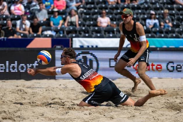 European Championship Beach Volleyball Düsseldorf, 30 07 2025 Jonas Sagstetter GER European Championship Beach Volleyball Düsseldorf on 30 07 2025 Copyright: xBEAUTIFULxSPORTS PeterxWeberx