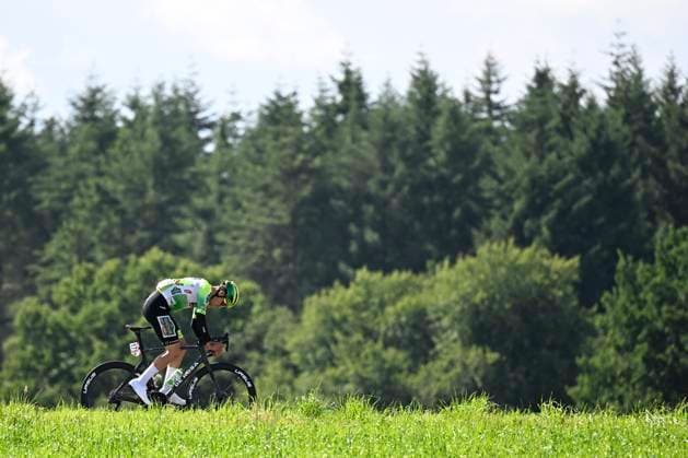 Tour de Wallonie 2025 Stage 5 BERTRIX, BELGIUM - JULY 30 : Renard-Haquin Henri-Francois of Wagner Bazin WB in action during stage 5 of the 30th edition of Tour de Wallonie an UCI ProSeries 2.Pro cycling road race stage for Men Elite of 183.2 km with start in Bertrix and finish in Bertrix on July 30, 2025 in Bertrix, Belgium, 30 07 2025 ( Motordriver Louis Bidlot - Bertrix Belgium  Copyright: xTomasxSiskx