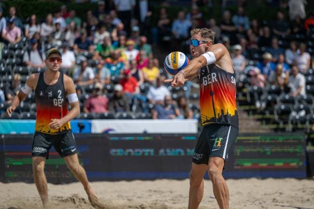 European Championship Beach Volleyball Düsseldorf, 30 07 2025 Jonas Sagstetter GER European Championship Beach Volleyball Düsseldorf on 30 07 2025 Copyright: xBEAUTIFULxSPORTS PeterxWeberx