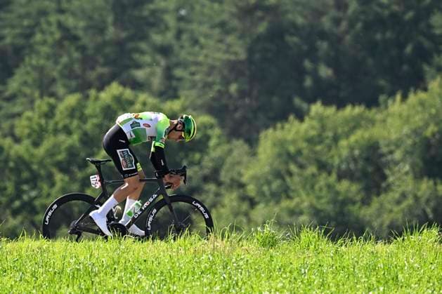 Tour de Wallonie 2025 Stage 5 BERTRIX, BELGIUM - JULY 30 : Renard-Haquin Henri-Francois of Wagner Bazin WB in action during stage 5 of the 30th edition of Tour de Wallonie an UCI ProSeries 2.Pro cycling road race stage for Men Elite of 183.2 km with start in Bertrix and finish in Bertrix on July 30, 2025 in Bertrix, Belgium, 30 07 2025 ( Motordriver Louis Bidlot - Bertrix Belgium  Copyright: xTomasxSiskx