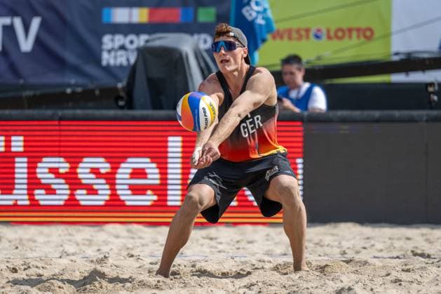 European Championship Beach Volleyball Düsseldorf, 30 07 2025 Max Just GER European Championship Beach Volleyball Düsseldorf on 30 07 2025 Copyright: xBEAUTIFULxSPORTS PeterxWeberx