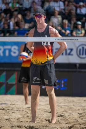 European Championship Beach Volleyball Düsseldorf, 30 07 2025 Philipp Huster GER European Championship Beach Volleyball Düsseldorf on 30 07 2025 Copyright: xBEAUTIFULxSPORTS PeterxWeberx
