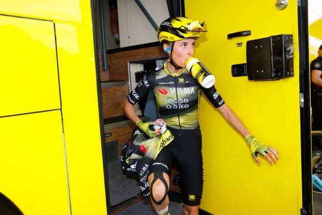 Tour de France Femmes 2025 - stage 5 Tour de France Femmes 2025 - 4th Edition - 5th stage Chasseneuil-du-Poitou (Futuroscope) - Gueret 165,8 Km - 30 07 2025 - Marion Bunel (FRA - Team Visma - Lease a Bike) - photo Rafa Gomez SprintCyclingAgency 2025 Gueret France  Copyright: xRafaxGomezx xSprintcyclingagencyx