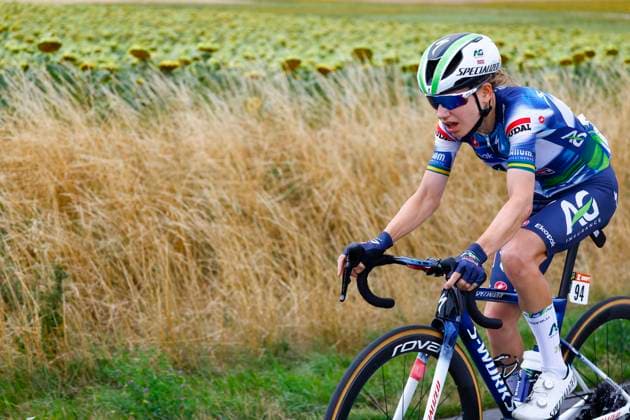 Tour de France Femmes 2025 - stage 5 Tour de France Femmes 2025 - 4th Edition - 5th stage Chasseneuil-du-Poitou (Futuroscope) - Gueret 165,8 Km - 30 07 2025 - Sarah Gigante (AUS - AG Insurance - Soudal Team) - photo Rafa Gomez SprintCyclingAgency 2025 Gueret France  Copyright: xRafaxGomezx xSprintcyclingagencyx