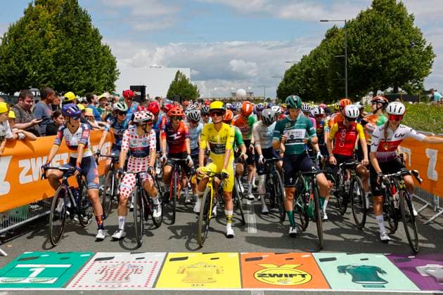 Tour de France Femmes 2025 - stage 5 Tour de France Femmes 2025 - 4th Edition - 5th stage Chasseneuil-du-Poitou (Futuroscope) - Gueret 165,8 Km - 30 07 2025 - Start - photo Rafa Gomez SprintCyclingAgency 2025 Gueret France  Copyright: xRafaxGomezx xSprintcyclingagencyx