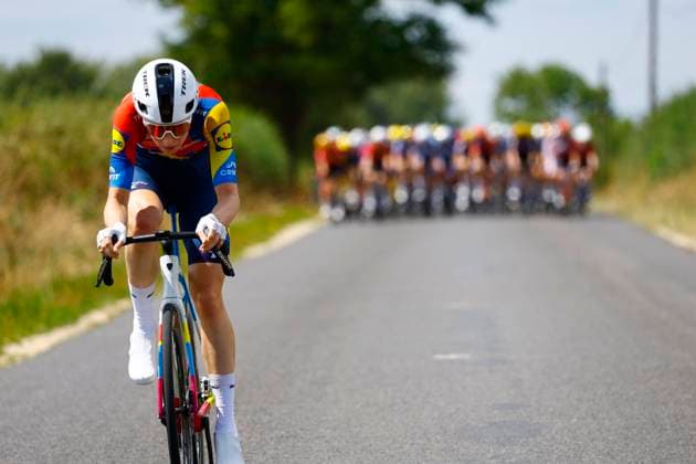 Tour de France Femmes 2025 - stage 5 Tour de France Femmes 2025 - 4th Edition - 5th stage Chasseneuil-du-Poitou (Futuroscope) - Gueret 165,8 Km - 30 07 2025 - Riejanne Markus (NED - Lidl - Trek) - photo Rafa Gomez SprintCyclingAgency 2025 Gueret France  Copyright: xRafaxGomezx xSprintcyclingagencyx