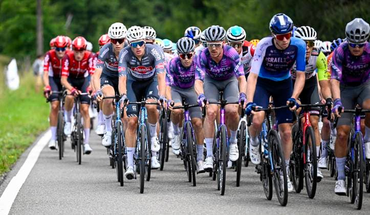 Tour de Wallonie 2025 Stage 5 BERTRIX, BELGIUM - JULY 30 : Rider of Alpecin - Deceuninck, Team Jayco AlUla during stage 5 of the 30th edition of Tour de Wallonie an UCI ProSeries 2.Pro cycling road race stage for Men Elite of 183.2 km with start in Bertrix and finish in Bertrix on July 30, 2025 in Bertrix, Belgium, 30 07 2025 ( Motordriver Louis Bidlot - Bertrix Belgium  Copyright: xTomasxSiskx