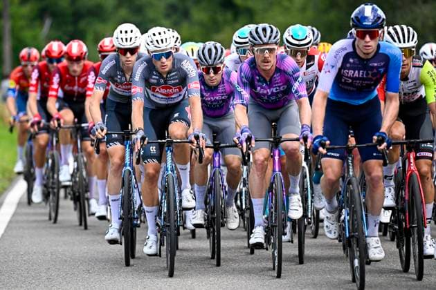 Tour de Wallonie 2025 Stage 5 BERTRIX, BELGIUM - JULY 30 : Rider of Alpecin - Deceuninck, Team Jayco AlUla during stage 5 of the 30th edition of Tour de Wallonie an UCI ProSeries 2.Pro cycling road race stage for Men Elite of 183.2 km with start in Bertrix and finish in Bertrix on July 30, 2025 in Bertrix, Belgium, 30 07 2025 ( Motordriver Louis Bidlot - Bertrix Belgium  Copyright: xTomasxSiskx