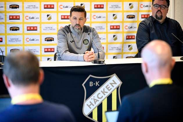 BK Hacken v RSC Anderlecht - UEFA Europa League Media Activities 30 07 2025 GOTHENBURG, SWEDEN - JULY 30 : Hasi Besnik head coach of RSC Anderlecht talking to the press during a press conference, PK, Pressekonferenz ahead of the UEFA Europa League 2025 26 second qualifying round second leg between BK Hacken and RSC Anderlecht on July 30, 2025 in Gothenburg, Sweden, 30 07 2025 Gothenburg Sweden  Copyright: xNicoxVereeckenx