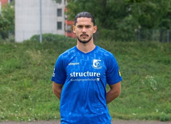 Ugur Ogulcan Tezel VSG Altglienicke Regionalliga Nordost, Porträttermin 2025 2026, 17 07 2025, Copyright: xSebastianxRäppold MatthiasxKochx