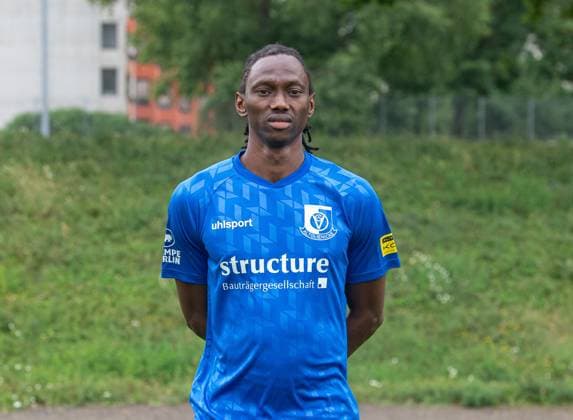 Sydney Mohamed Sylla VSG Altglienicke Regionalliga Nordost, Porträttermin 2025 2026, 17 07 2025, Copyright: xSebastianxRäppold MatthiasxKochx