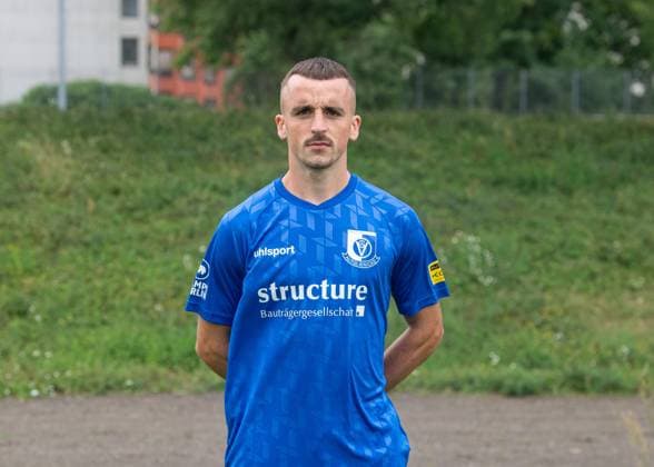 Dominik Schickersinsky VSG Altglienicke Regionalliga Nordost, Porträttermin 2025 2026, 17 07 2025, Copyright: xSebastianxRäppold MatthiasxKochx
