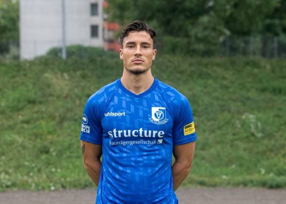 Noah Kardam VSG Altglienicke Regionalliga Nordost, portrait date 2025 2026, 17 07 2025, Copyright: xSebastianxRäppold MatthiasxKochx
