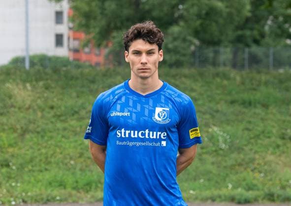 Louis Wagner VSG Altglienicke Regionalliga Nordost, Porträttermin 2025 2026, 17 07 2025, Copyright: xSebastianxRäppold MatthiasxKochx