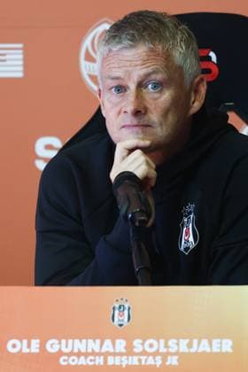 Ahead of Shakhtar Donetsk v Besiktas - UEFA Europa League Qualifying KRAKOW, POLAND - JULY 30: Head of Besiktas Ole Gunnar Solskjaer attends the press conference, PK, Pressekonferenz ahead of UEFA Europa League second qualifying round match between Shakhtar Donetsk and Besiktas at Municipal Stadium in Krakow Poland on July 30, 2025. Jakub Porzycki Anadolu Krakow Poland. Editorial use only. Please get in touch for any other usage.  Copyright: x2025xAnadoluxJakubxPorzyckix