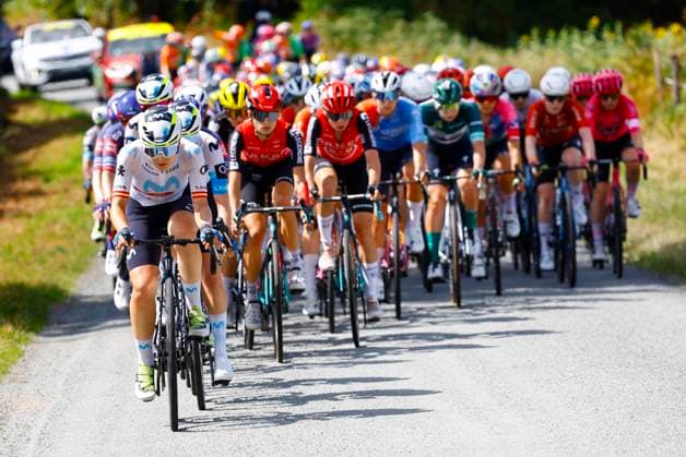 Tour de France Femmes 2025 Tour de France Femmes 2025 - 4th Edition - 5th stage Chasseneuil-du-Poitou (Futuroscope) - Gueret 165,8 Km - 30 07 2025 - Sara Martin (ESP - Movistar Team) - photo Rafa Gomez SprintCyclingAgency 2025 Gueret France  Copyright: xRafaxGomezx xSprintcyclingagencyx