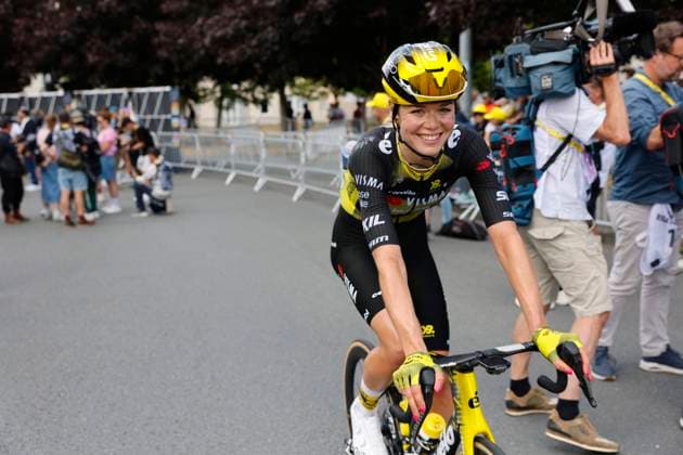 Tour de France Femmes 2025 Tour de France Femmes 2025 - 4th Edition - 5th stage Chasseneuil-du-Poitou (Futuroscope) - Gueret 165,8 Km - 30 07 2025 - Femke De Vries (NED - Team Visma - Lease a Bike) - photo Rafa Gomez SprintCyclingAgency 2025 Gueret France  Copyright: xRafaxGomezx xSprintcyclingagencyx