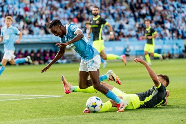 250730 Taha Ali of Malmö FF during the UEFA Champions League qualifier football match between Malmö FF and FK RFS on July 30, 2025 in Malmö Photo Christian Örnberg BILDBYRAN COP 166 CO0596 fotboll, football, soccer, fotball,uefa champions league qualifi  Copyright: CHRISTIANxÖRNBERG BB250730CO017