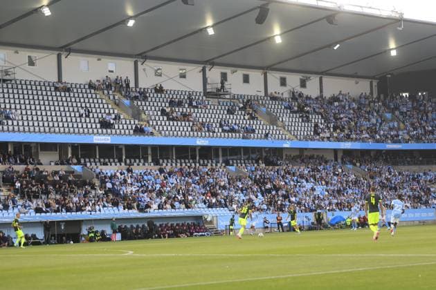 MALMÖ, SWEDEN 20250730 Wednesdays Champions League second qualifying round football match between Swedens Malmö FF and Latvias RFS at Eleda Stadion, New Malmö Stadium, in Malmö July 30, 2025 MALMÖ SWEDEN x10600x  Copyright: xAndreasxHillergren TTx CHAMPIONS LEAGUE KVAL MALMÖ FF-RFS