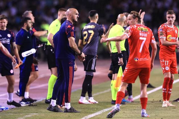 UEFA Champions League Second Qualifying Round Second Leg, Tofiq Bahramov Republican Stadium, Baku, Azerbaijan 30 7 2025 Qarabag vs Shelbourne Shelbourne™s manger Joey O™Brien Joey O™Brien 30 7 2025  Copyright: x INPHO AleksandarxDjorovicx AS4A2809