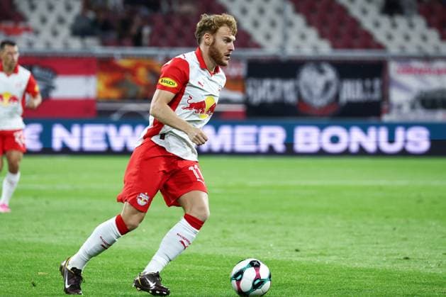 SOCCER - UEFA CL, RBS vs Brann SALZBURG,AUSTRIA,30.JUL.25 - SOCCER - UEFA Champions League, qualification, Red Bull Salzburg vs SK Brann Bergen. Image shows Yorbe Vertessen (RBS).  GEPAxpictures xDavidxGeieregger