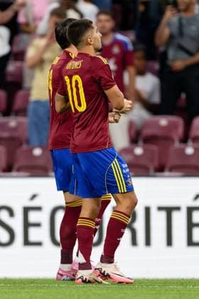 Geneva, Switzerland, July 30 2025 : Alexis Antunes (10 Servette FC) celebrates after scoring his team s first goal during the UEFA Champions League Second Qualifying Round match between Servette FC and Viktoria Plzen at Stade de Geneve in Geneva, Switzerland (Giuseppe Velletri SPP) Copyright: xGiuseppexVelletrix xSPPx spp-en-GiVeSp-DZ9_9337