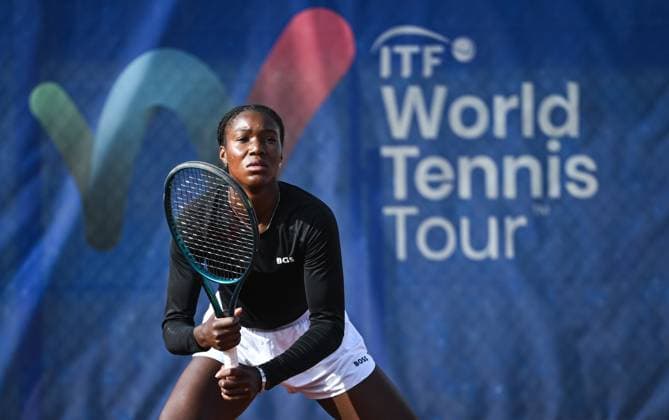 Tennis, ITF tournament in Hechingen