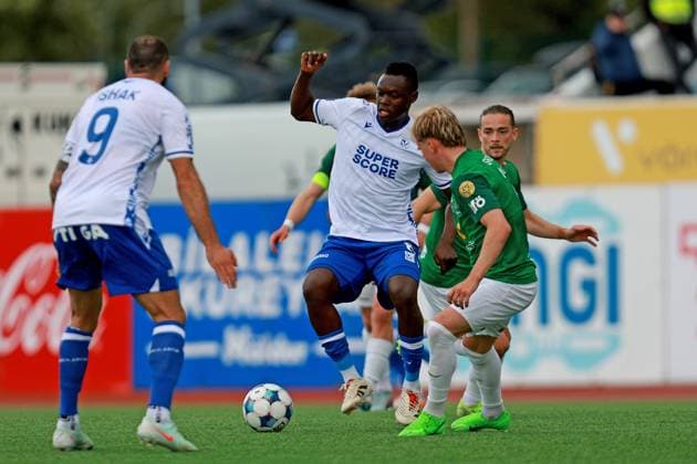 2025.07.30 Kopavogur Pilka nozna , Liga Mistrzow UEFA sezon 2025 26 Breidablik Kopavogur - Lech Poznan N z Mikael Ishak, Timothy Ouma Foto Henryk Lipinski PressFocus 2025.07.30 Kopavogur UEFA Champions League , 2025 2026 season Breidablik Kopavogur - Lech Poznan Mikael Ishak, Timothy Ouma Credit: Henryk Lipinski PressFocus NEWSPIX.PL --- newspix.pl 
