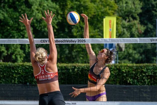 European Championship Beach Volleyball Düsseldorf, 30 07 2025 Janne Uhl GER European Championship Beach Volleyball Düsseldorf on 30 07 2025 Copyright: xBEAUTIFULxSPORTS PeterxWeberx