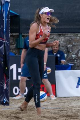 European Championship Beach Volleyball Düsseldorf, 30 07 2025 Anouk Verge Depre SUI European Championship Beach Volleyball Düsseldorf on 30 07 2025 Copyright: xBEAUTIFULxSPORTS PeterxWeberx