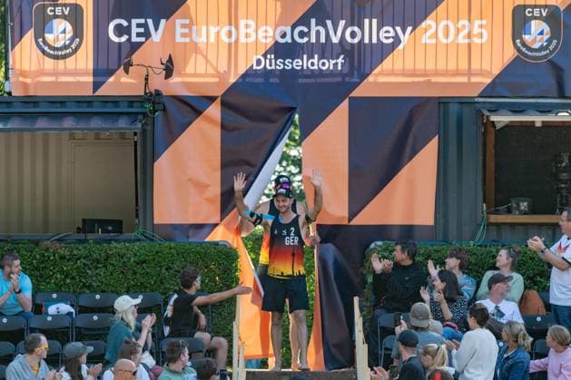 European Championship Beach Volleyball Düsseldorf, 30 07 2025 European Championship Beach Volleyball Düsseldorf on 30 07 2025 Copyright: xBEAUTIFULxSPORTS PeterxWeberx