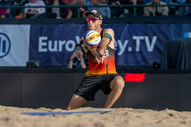 European Championship Beach Volleyball Düsseldorf, 30 07 2025 Clemens Wickler GER European Championship Beach Volleyball Düsseldorf on 30 07 2025 Copyright: xBEAUTIFULxSPORTS PeterxWeberx