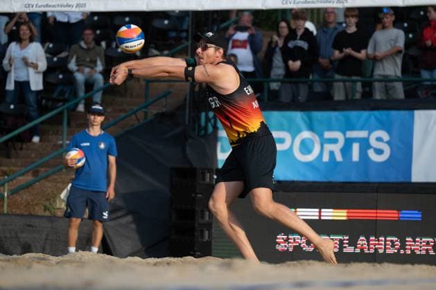 European Championship Beach Volleyball Düsseldorf, 30 07 2025 Nils Ehlers GER European Championship Beach Volleyball Düsseldorf on 30 07 2025 Copyright: xBEAUTIFULxSPORTS PeterxWeberx