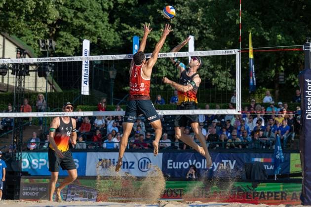 European Championship Beach Volleyball Düsseldorf, 30 07 2025 Clemens Wickler GER European Championship Beach Volleyball Düsseldorf on 30 07 2025 Copyright: xBEAUTIFULxSPORTS PeterxWeberx