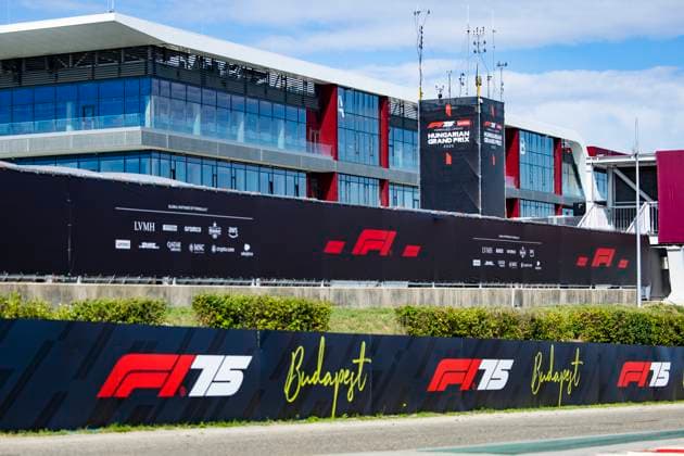 F1 - HUNGARIAN GRAND PRIX 2025 Illustration, Branding during the 2025 Formula 1 Lenovo Hungarian Grand Prix, 14th round of the 2025 FIA Formula One World Championship, WM, Weltmeisterschaft from August 1 to 3, 2025 on the Hungaroring, in Mogyorod, Hungary - MogyorodHungary  Copyright: xJulienxDelfossex