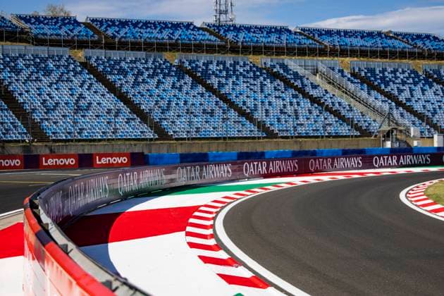 F1 - HUNGARIAN GRAND PRIX 2025 Kerb, illustration during the 2025 Formula 1 Lenovo Hungarian Grand Prix, 14th round of the 2025 FIA Formula One World Championship, WM, Weltmeisterschaft from August 1 to 3, 2025 on the Hungaroring, in Mogyorod, Hungary - MogyorodHungary  Copyright: xJulienxDelfossex