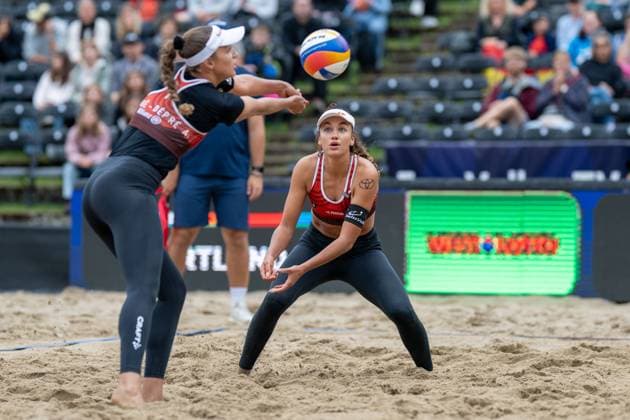 European Championship Beach Volleyball Düsseldorf, 31 07 2025 European Championship Beach Volleyball Düsseldorf on 31 07 2025 Copyright: xBEAUTIFULxSPORTS PeterxWeberx
