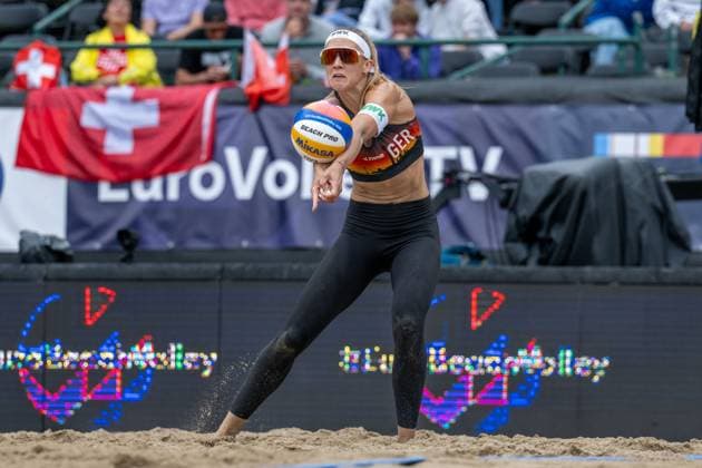 European Championship Beach Volleyball Düsseldorf, 31 07 2025 Sandra Ittlinger GER European Championship Beach Volleyball Düsseldorf on 31 07 2025 Copyright: xBEAUTIFULxSPORTS PeterxWeberx