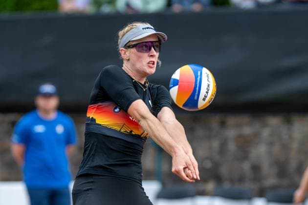 European Championship Beach Volleyball Düsseldorf, 31 07 2025 European Championship Beach Volleyball Düsseldorf on 31 07 2025 Copyright: xBEAUTIFULxSPORTS PeterxWeberx