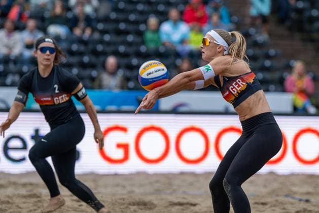 European Championship Beach Volleyball Düsseldorf, 31 07 2025 European Championship Beach Volleyball Düsseldorf on 31 07 2025 Copyright: xBEAUTIFULxSPORTS PeterxWeberx