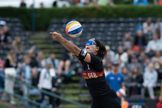 European Championship Beach Volleyball Düsseldorf, 31 07 2025 Anna Grüne GER European Championship Beach Volleyball Düsseldorf on 31 07 2025 Copyright: xBEAUTIFULxSPORTS PeterxWeberx