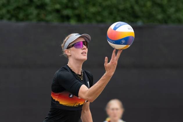 European Championship Beach Volleyball Düsseldorf, 31 07 2025 European Championship Beach Volleyball Düsseldorf on 31 07 2025 Copyright: xBEAUTIFULxSPORTS PeterxWeberx