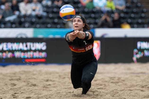 European Championship Beach Volleyball Düsseldorf, 31 07 2025 Anna Grüne GER European Championship Beach Volleyball Düsseldorf on 31 07 2025 Copyright: xBEAUTIFULxSPORTS PeterxWeberx