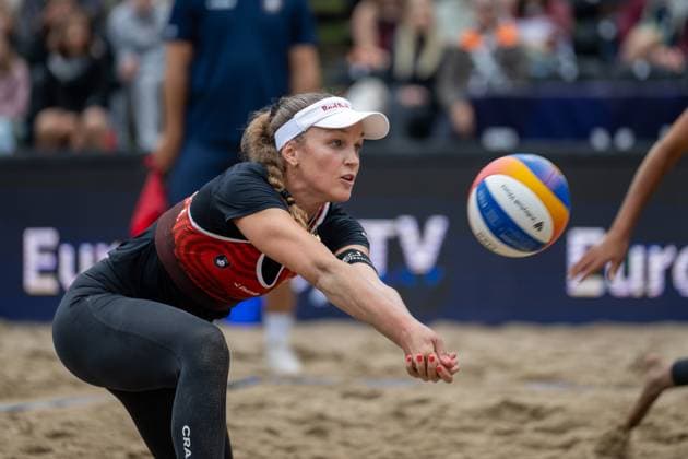 European Championship Beach Volleyball Düsseldorf, 31 07 2025 Anouk Verge Depre SUI European Championship Beach Volleyball Düsseldorf on 31 07 2025 Copyright: xBEAUTIFULxSPORTS PeterxWeberx