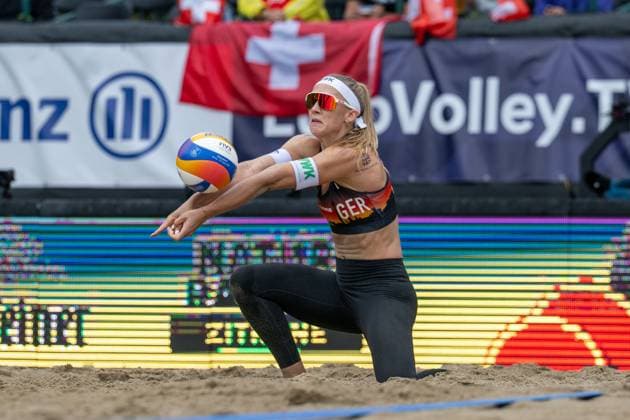 European Championship Beach Volleyball Düsseldorf, 31 07 2025 Sandra Ittlinger GER European Championship Beach Volleyball Düsseldorf on 31 07 2025 Copyright: xBEAUTIFULxSPORTS PeterxWeberx
