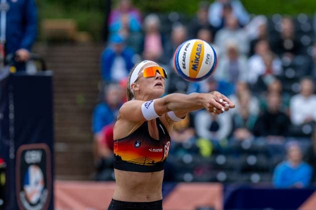 European Championship Beach Volleyball Düsseldorf, 31 07 2025 Sandra Ittlinger GER European Championship Beach Volleyball Düsseldorf on 31 07 2025 Copyright: xBEAUTIFULxSPORTS PeterxWeberx