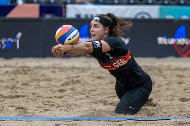 European Championship Beach Volleyball Düsseldorf, 31 07 2025 Anna Grüne GER European Championship Beach Volleyball Düsseldorf on 31 07 2025 Copyright: xBEAUTIFULxSPORTS PeterxWeberx